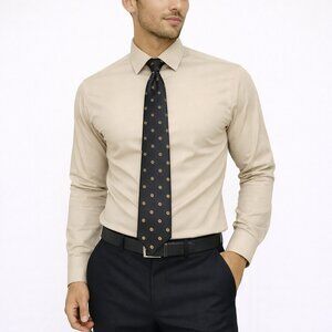 Polka Dot Checker Silk Tie RARE Gift Office Party Preppy Special Occasion Travel